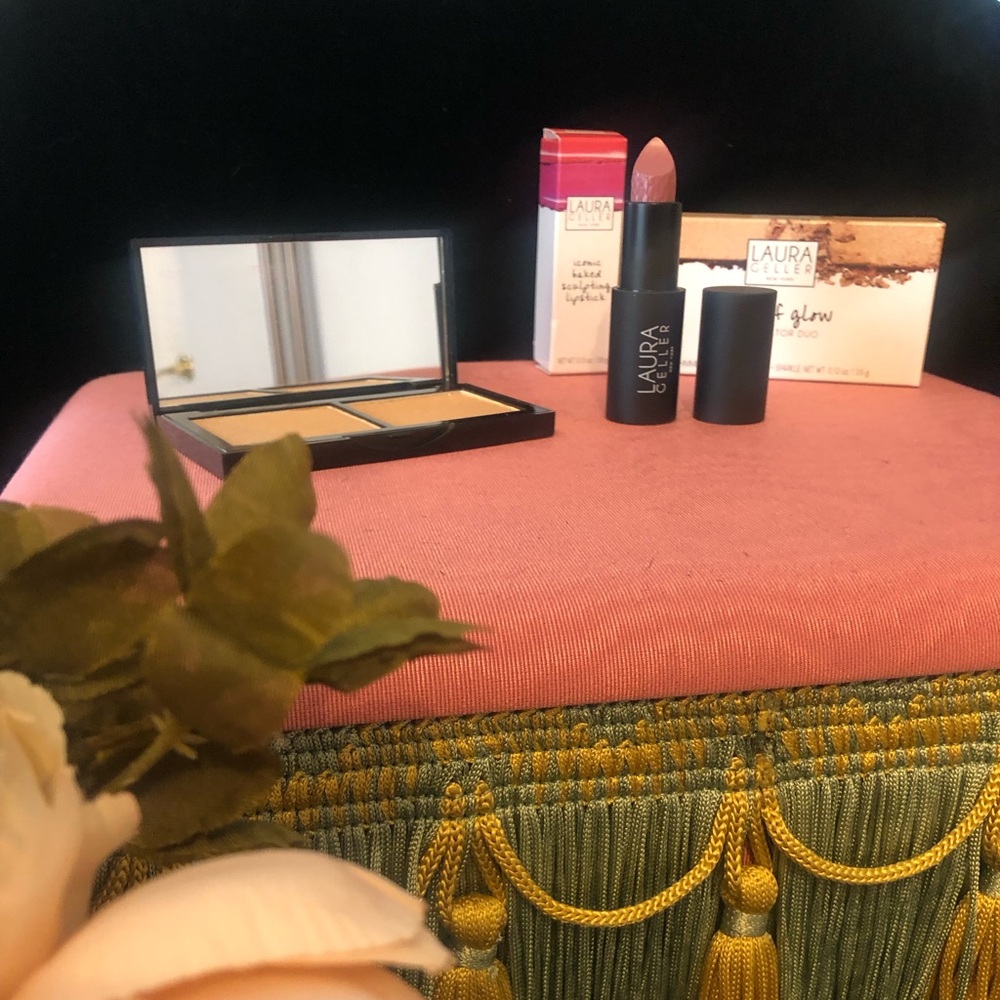 New Laura Geller Hi-Def Illuminating Duo & Baked Sculpting Lipstick